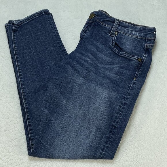 Kut from the Kloth Jeans Womens Sz 8 Blue Katy Boyfriend Mid Rise Denim 30x28 - Picture 1 of 12
